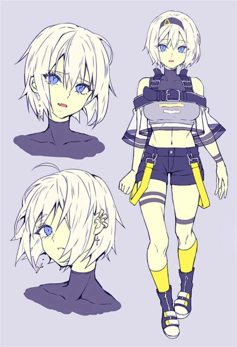 Draw Anime Character Design Sheet By Emmetthennessy Fiverr