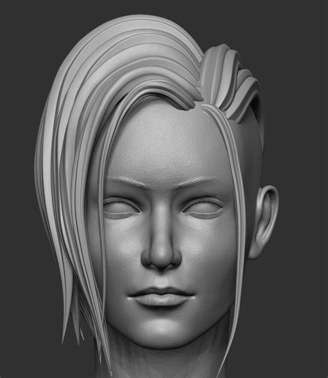 Artstation Cyberpunk Girl Sculpt