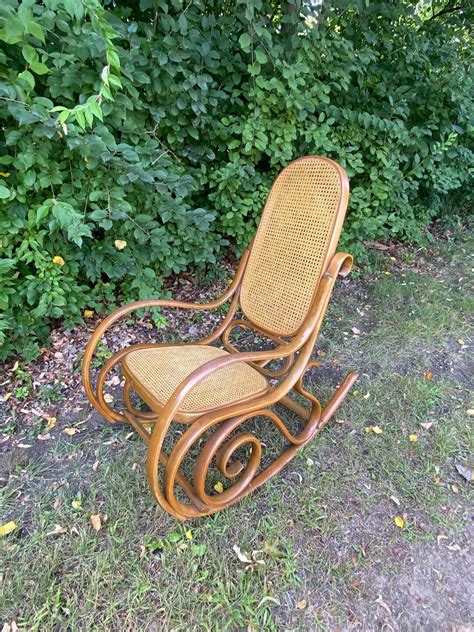Vintage Thonet Bentwood Rocking Chair Mcm Etsy