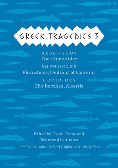 Pdf Greek Tragedies 3 Aeschylus The Eumenides Sophocles