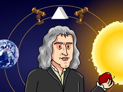 Graphic Image Of Isaac Newton