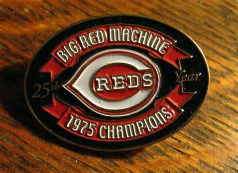Cincinnati Reds Lapel Pin Vintage 2000 Ohio Baseball National Champions Badge Cincinnatireds