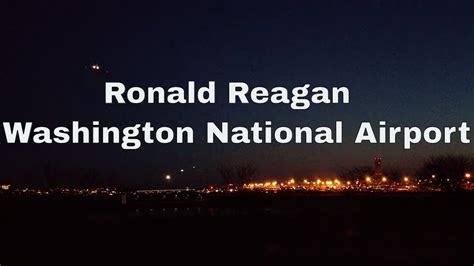 Ronald Reagan International Airport Youtube