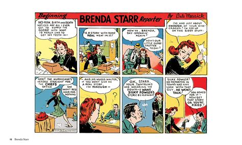 A Day In Comic Strip History Jun 30 1940 Brenda Starr Reporter