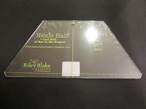 Lori Holt Hexie Half Ruler 10 Inch By Riley Blake Back In Stock