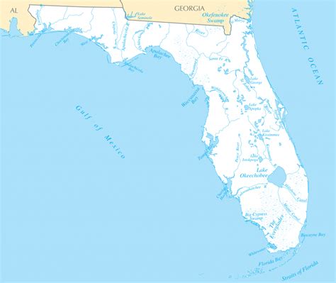 Florida Fishing Lakes Map Printable Maps