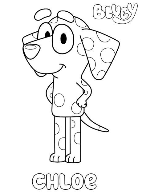 Coloring Pages Bluey Ohcoloring Pages