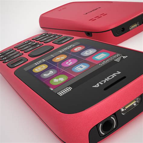 Photorealistic Nokia 100 Cellphone 3d Max