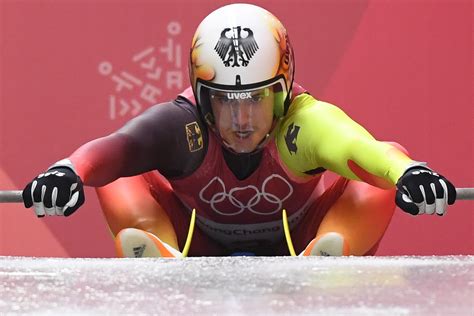 Men's Singles Luge on day one of the PyeongChang 2018 ...