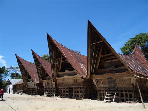 Batak Toba Buhit Village On Samosir Island In Lake Toba Tobameer