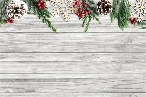 Christmas Wood Decor Wallpapers Wallpaper Cave