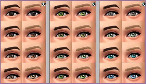 My Sims 4 Blog Maxis Eyes Overhaul Default Replacements