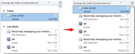 How To Remove Date Groupingheadersseparator In Outlook
