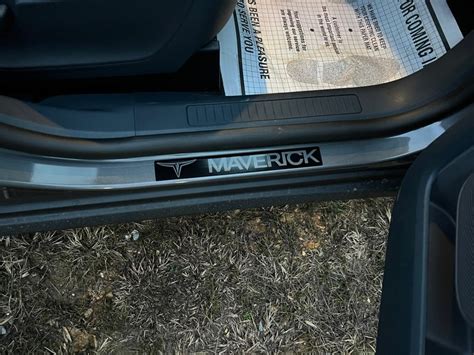 New Ford Maverick Door Sill Decal Set With Logo For 4 Door Etsy