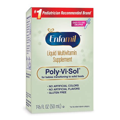 Enfamil Poly Vi Sol Multivitamin Supplement Drops For Infants And