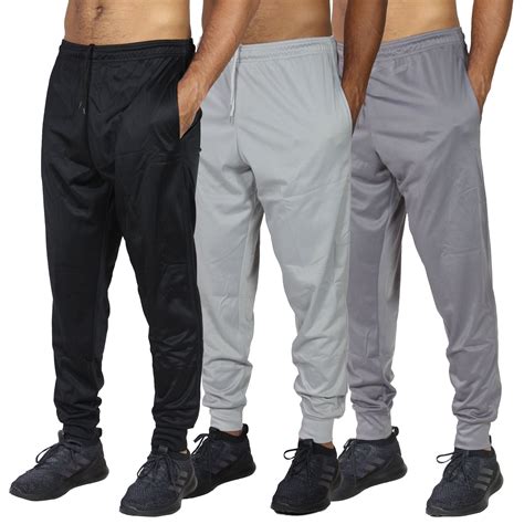 Real Essentials 3 Pack Mens Active Athletic Casual Jogger
