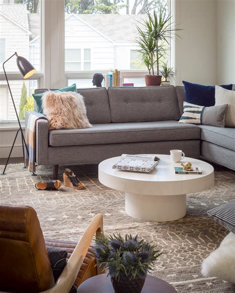 For grey living room inspiration that is sure to wow, adopt the industrial interior trend which will give your living room a unique edge. 12 Living Room Ideas for a Grey Sectional | HGTV's ...