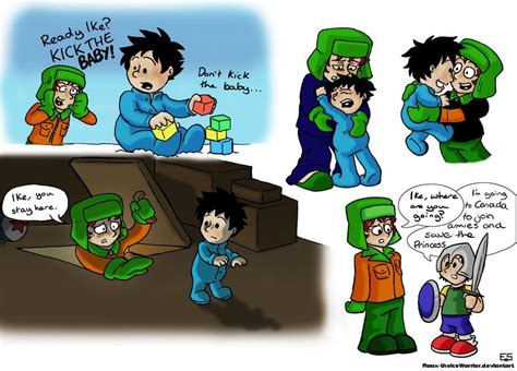 South Park Sketches Kyle And Ike By Raax Theicewarrior On Deviantart
