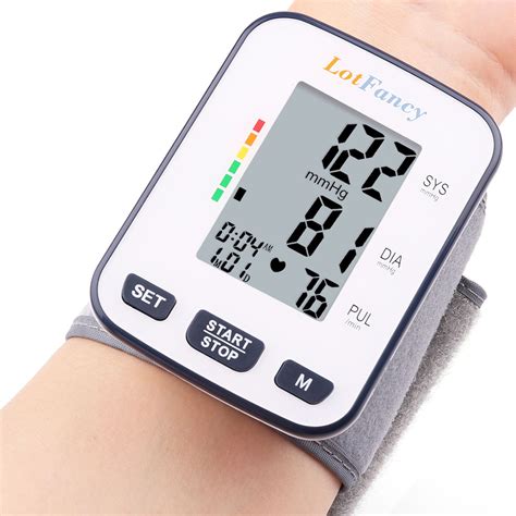 Automatic Digital Wrist Blood Pressure Cuff Monitor With Portable Case