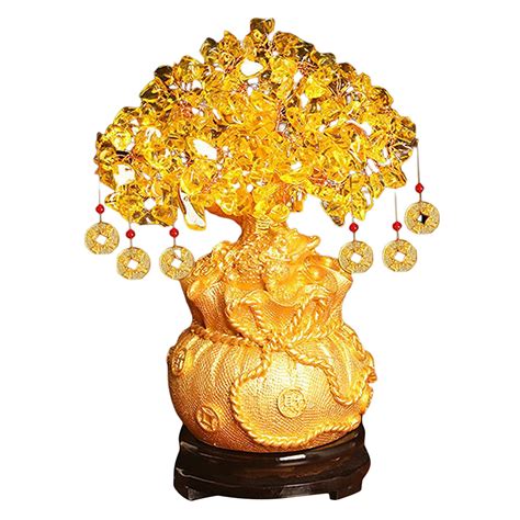 Buy Street27® Gem Crystal Money Tree Feng Shui Bonsai Tree Lucky Wealth