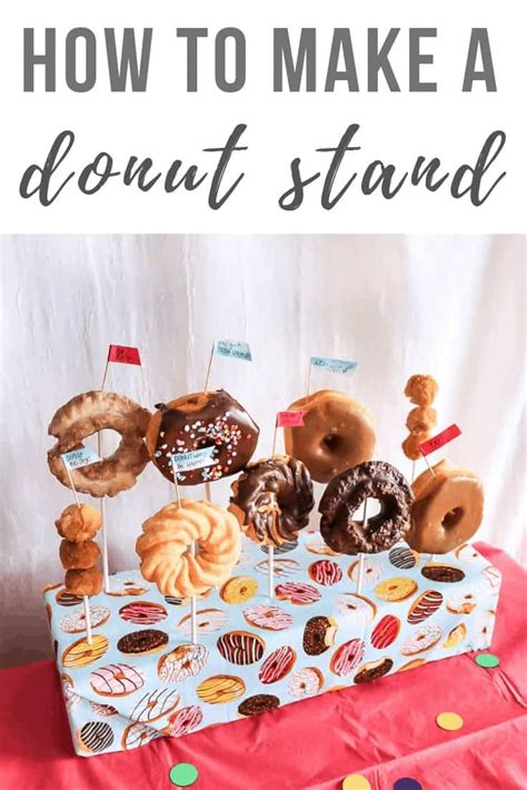 Diy Donut Stand To Display Donuts At Parties Making Manzanita