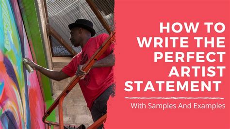 How To Write An Artist Statement For Artists Examples And Samples