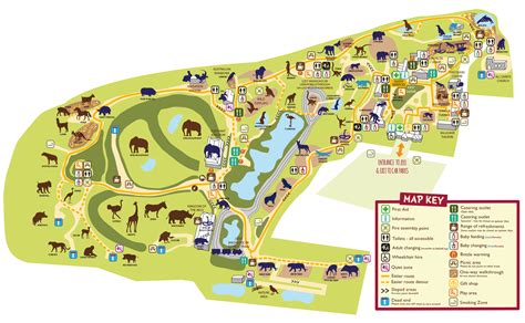 The zoo is designed with the goal of providing you with a great viewing experience while maintaining a comfortable and natural habitat for the animals. Zoo Map - Colchester Zoo in 2020 | Zoo map, Colchester zoo ...