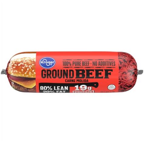 kroger® 80 lean ground beef 5 lb fry s food stores