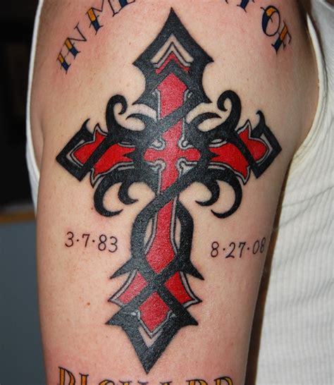 Men love to show their manliness even through tattoos. 25 Best Cross Tattoos Designs For Men - EchoMon