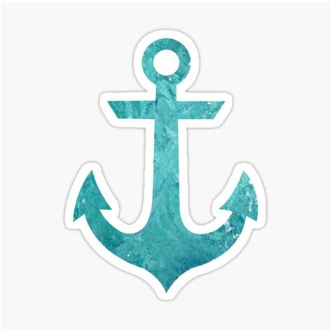 Anchor Water Sticker For Sale By Taylormedd16 Redbubble