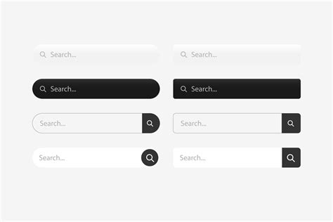 Search Bar For Ui Design And Web Site Search Address And Navigation