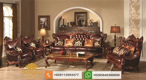 Yang merupakan kayu keras namun. Set Kursi Sofa Mewah Klasik Ukiran Mebel Jati Jepara ...
