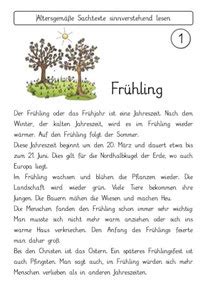 Hier gibt es einfache deutsche texte, mit denen du dein leseverstehen verbessern kannst. Bildlesespiel Frühling | Link- und Materialsammlung für ...