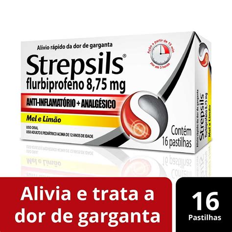 Comprar Strepsils Mg Com Pastilhas Reckitt Drogaria Nova