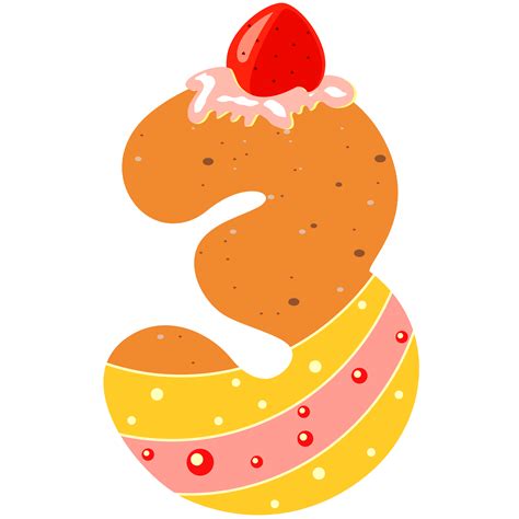 Sweet Number Three Png Clipart Image Gallery Yopriceville High
