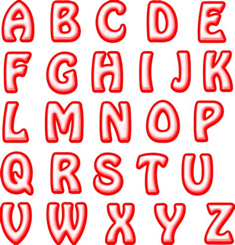 Printable Letters Clip Art