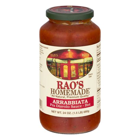 Save On Raos Homemade Arrabbiata Fra Diavolo Pasta Sauce Hot All