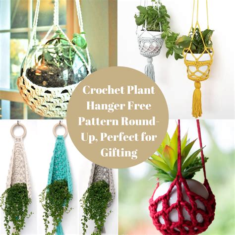 Crochet Plant Hanger Free Pattern Round Up Perfect For Ting