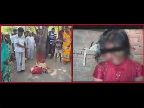 Bihar Girl Tied To Tree Thrashed On Panchayats Order City Times