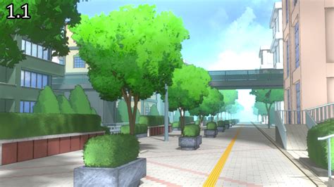 Enes Atakul Blender Anime Street Background Environment