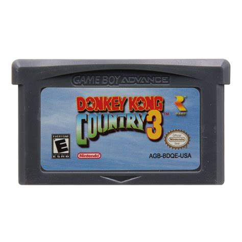 Donkey Kong Country 3 Gba Gameboy Advance 32bit Cartridge Us Version