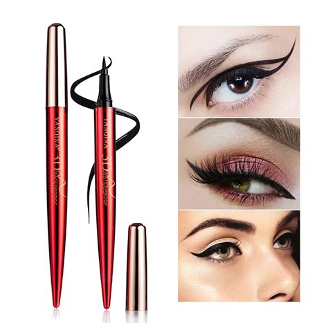 1 Pc Black Eyeliner Best Waterproof Liquid Eye Liner Pen High Pigment