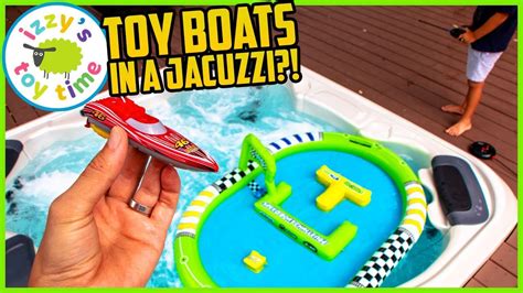 Toy Boats In A Jacuzzi Hot Tub Toys Youtube