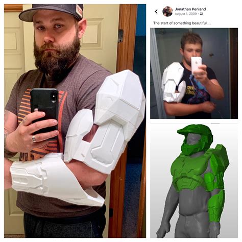 3d Printing A Master Chief Costume After Trying To Build It 10 Years