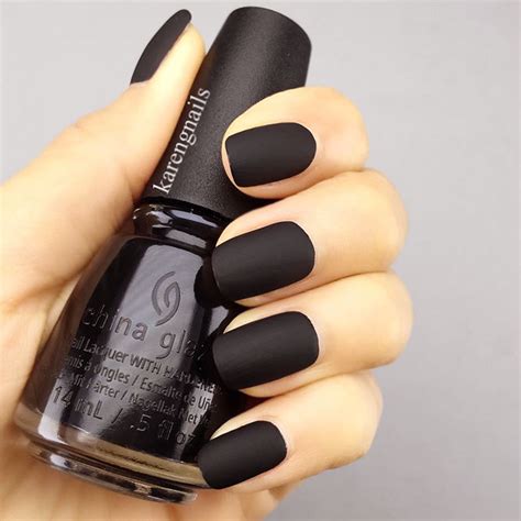 Black And Red Nails Matte Matte Black Nails Is Seriously One Of The
