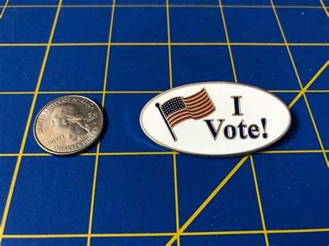I Vote Lapel Pin Election Pin Political Pin Election Etsy