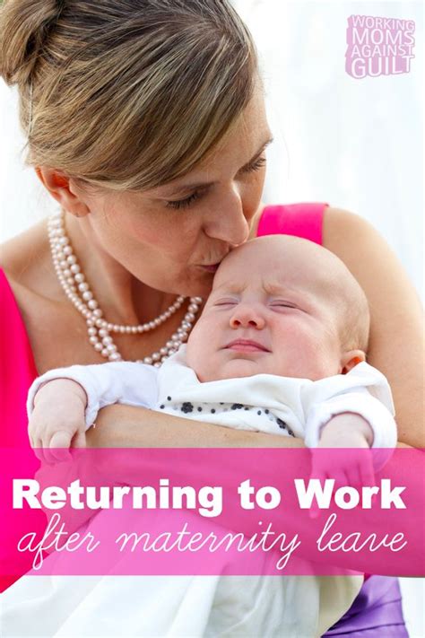 Returning To Work After Maternity Leave