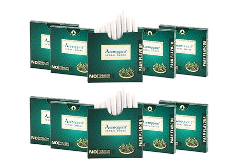 buy aarogyam herbals 100 tobacco and nicotine free cigarette for relieve stress and mood enhance