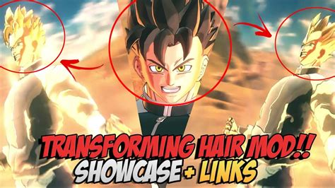 Dragonball Xenoverse Transforming Hair Mod Showcase Links In