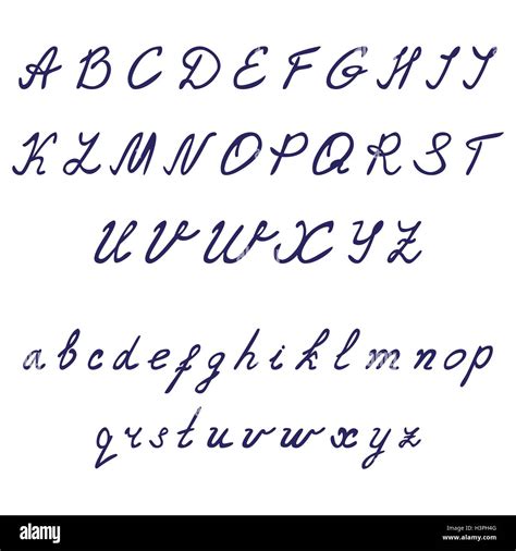 Italic Calligraphy Alphabet Fonts
